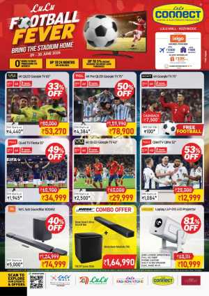 LuLu Mall Kozhikode Football Fever Sale | Shop Today flyer cover