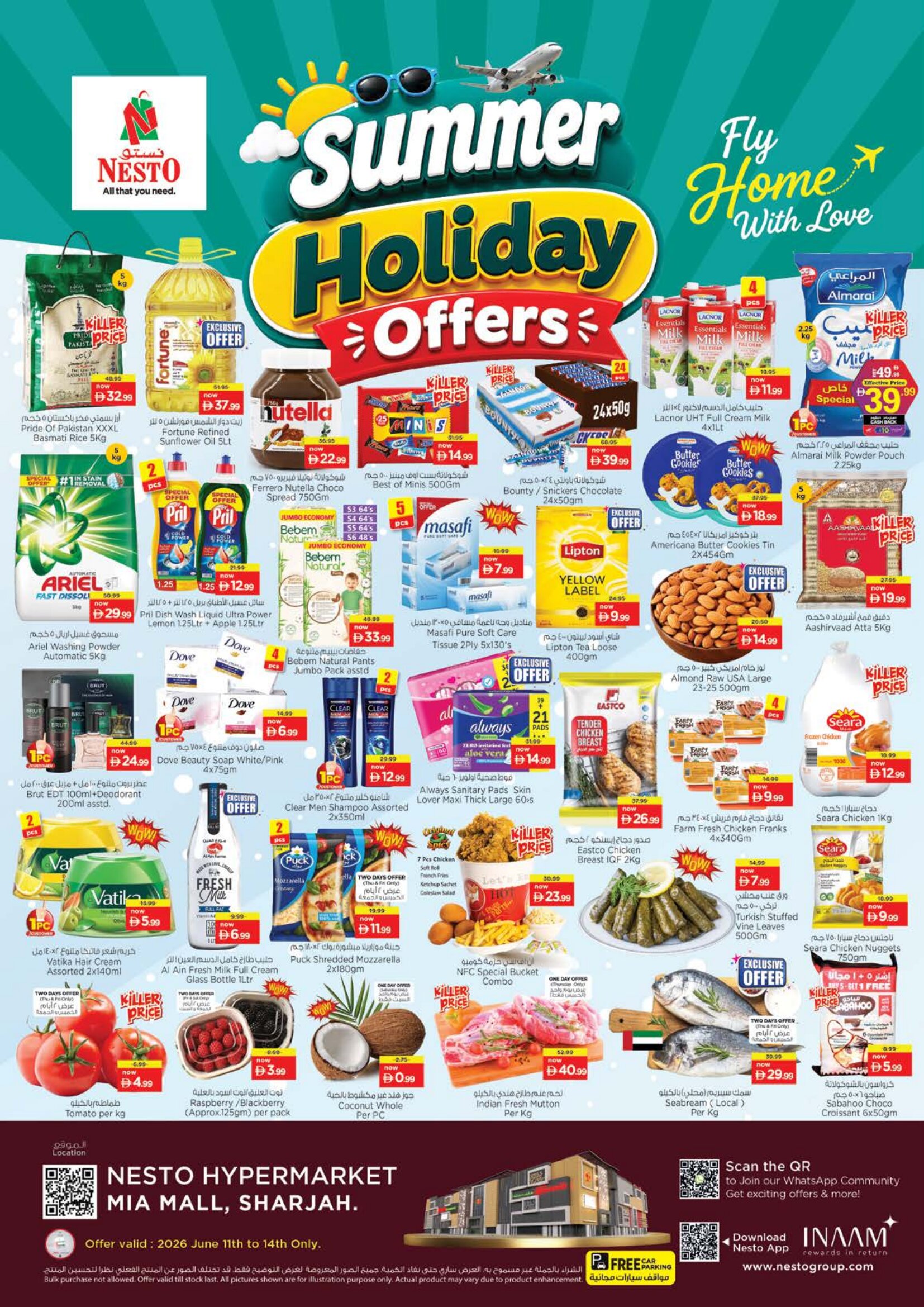 Nesto Sharjah Summer Holiday Offers | Biggest Deals Today page 1
