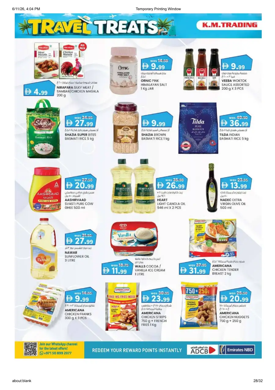 KM Trading Madhab Fujairah Travel Treats Deals | shop today page 28