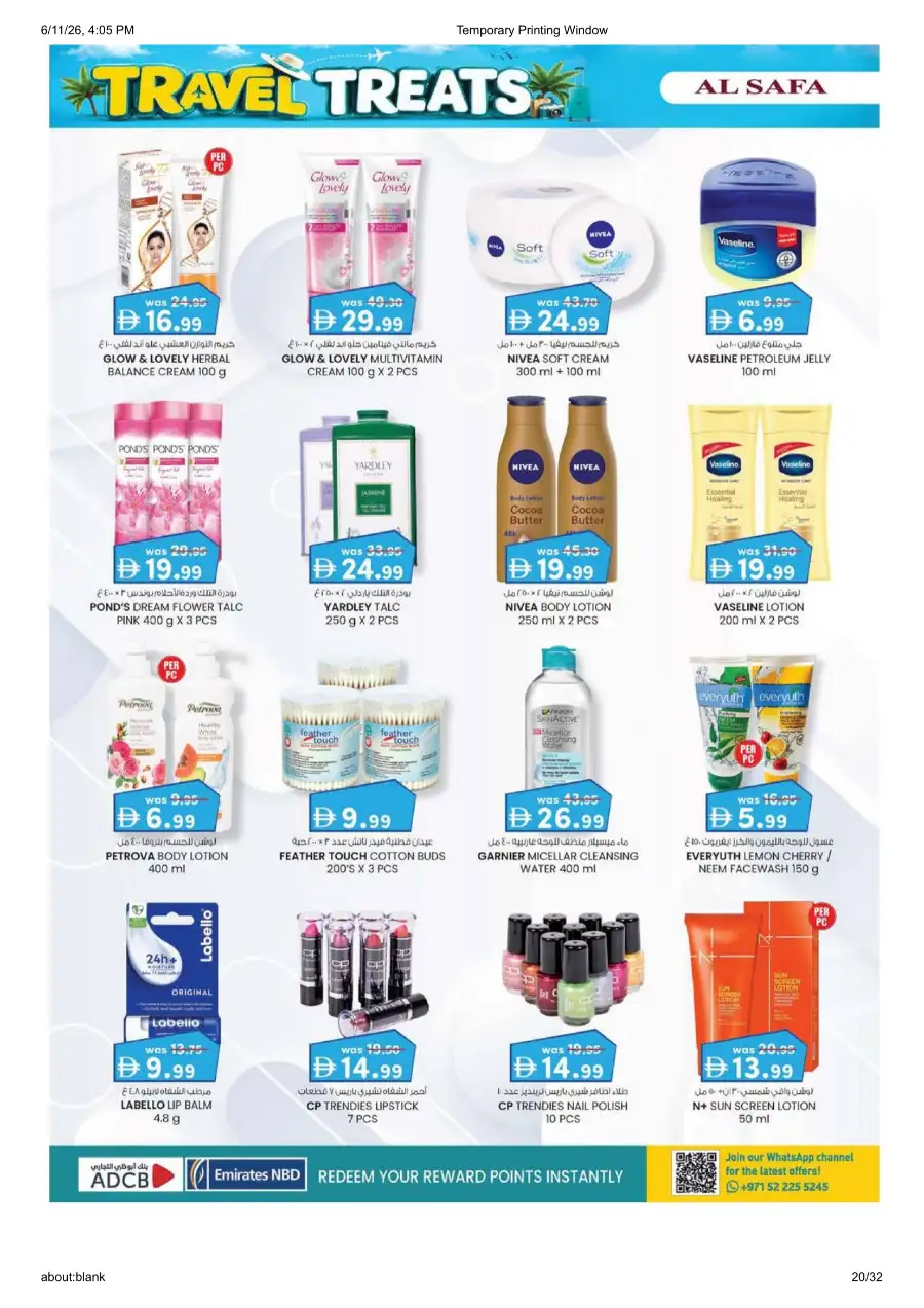 Al Safa Al Ain Travel Treats Deals June 2026 | Shop Today page 20