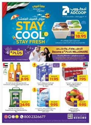 ADCOOP Weekly Stay Cool Promotion Deals | Biggest Deals Today flyer cover