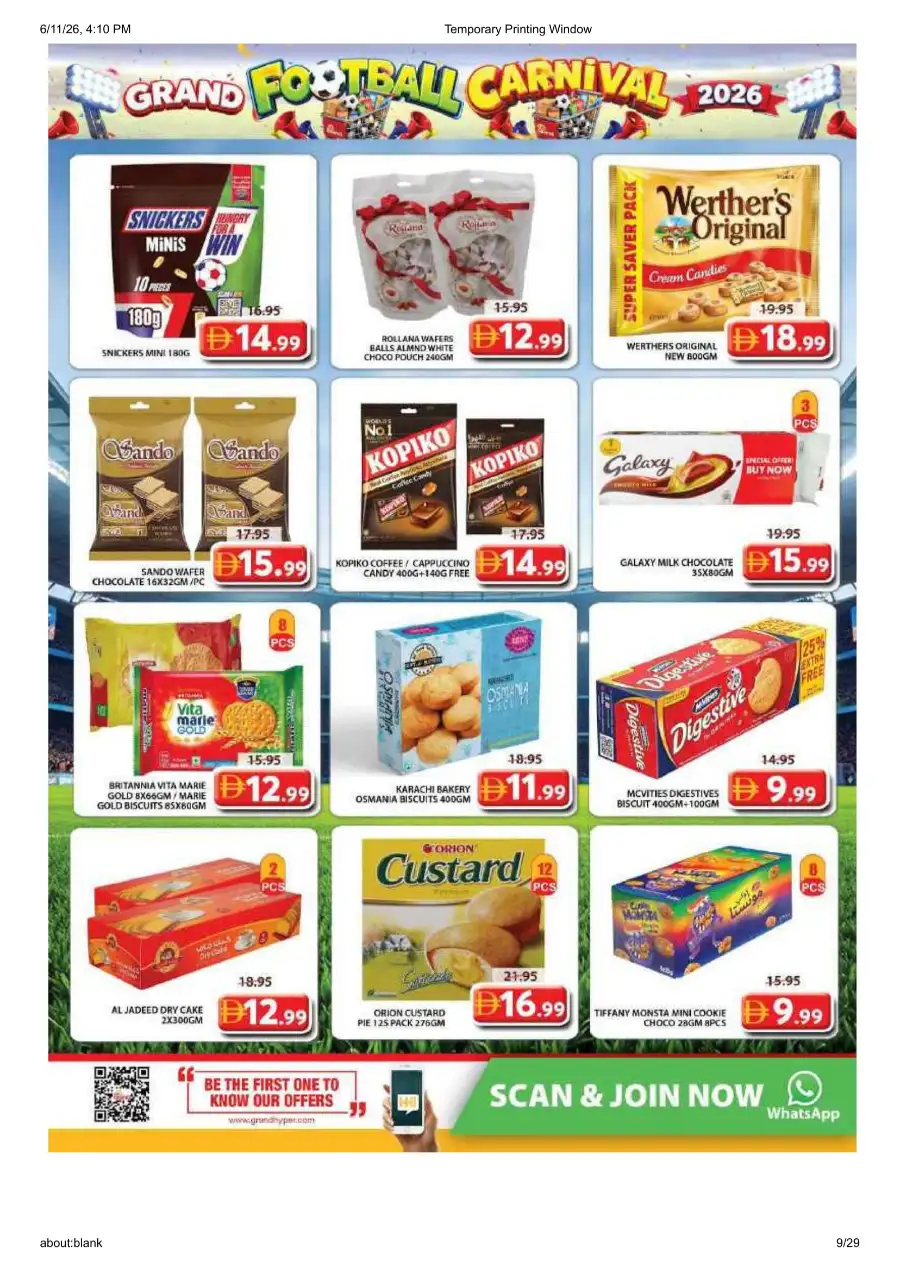 Grand Mall Sharjah Football Carnival Deals | Biggest Deals Today page 9