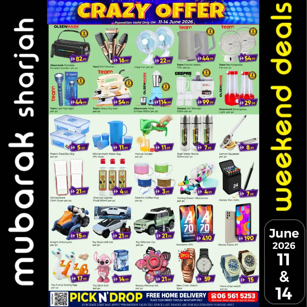 Al Mubarak Hypermarket Sharjah Crazy Weekend Deals | shop today page 8