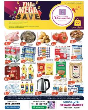 Rawabi Market Ajman The Mega Save Weekend Deals | shop today flyer cover