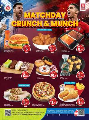 Safari Mall Sharjah Matchday Crunch Munch Deals | shop today flyer cover