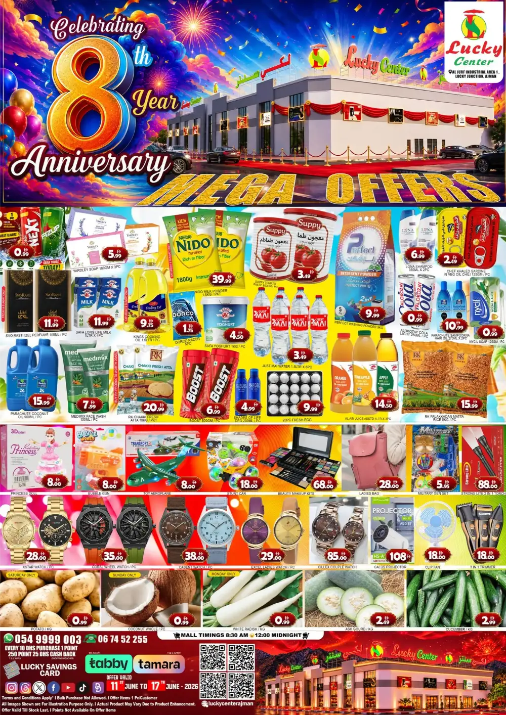 Lucky Center Ajman Anniversary Mega Offers 11 to 17 June | Biggest Deals Today page 1