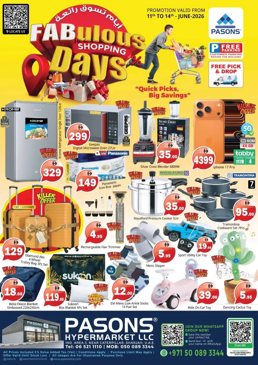Pasons Sharjah Fabulous Shopping Days 11 to 14 June | Save Today page 2