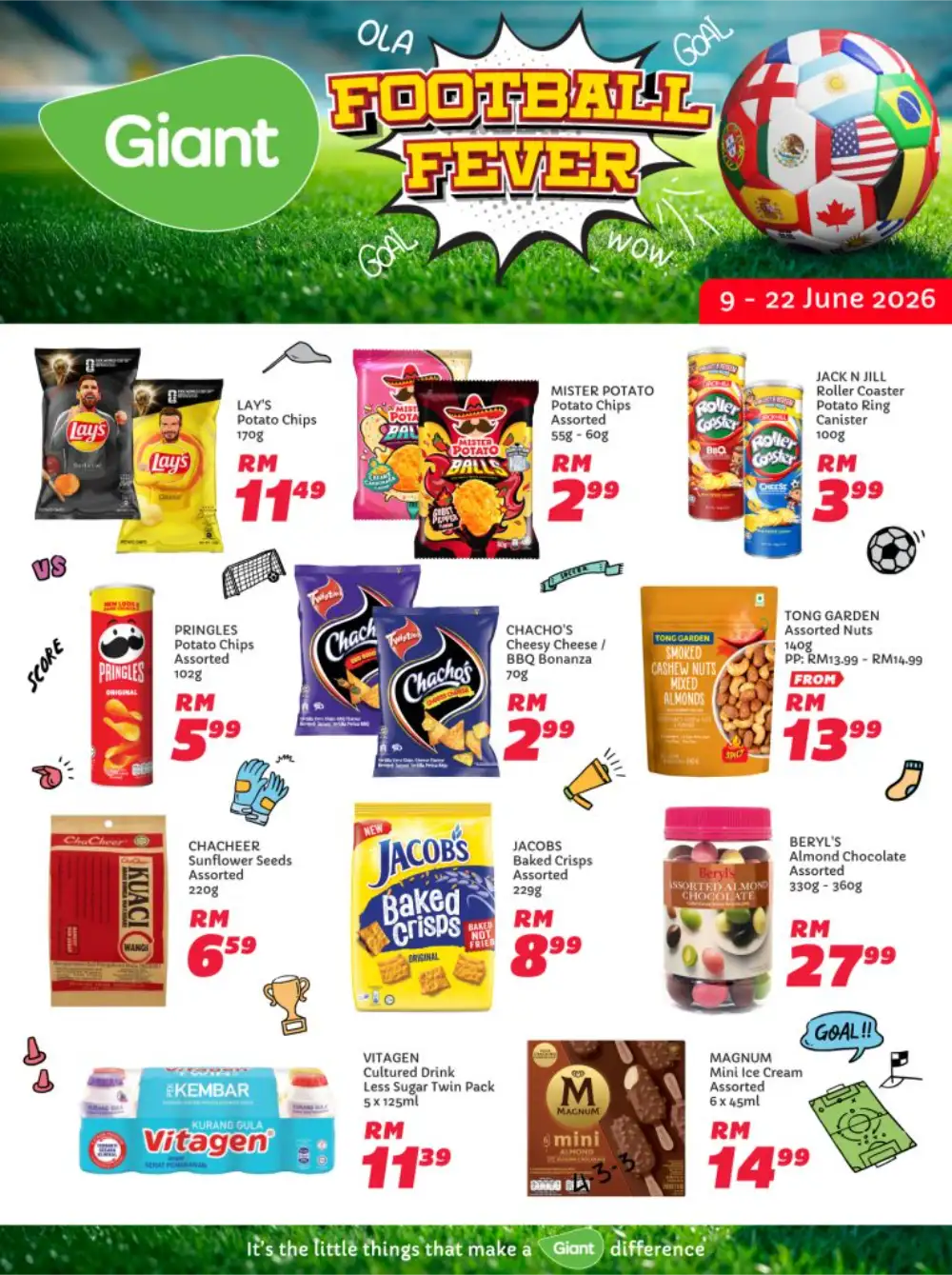 Giant Malaysia Football Fever Snack Deals | Biggest Deals Today page 1