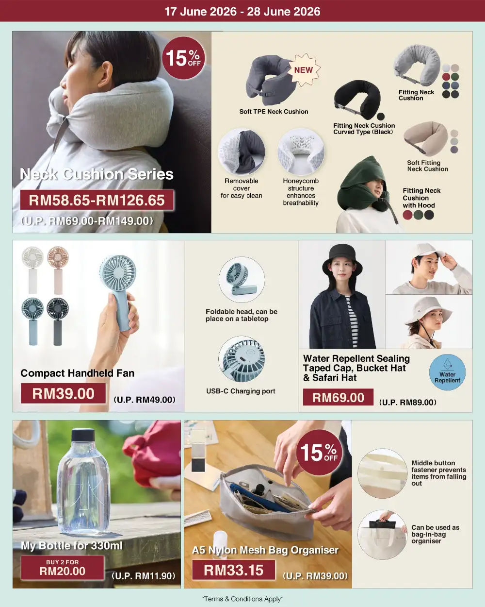 MUJI Malaysia Travel Gear and Apparel Sale | Shop Today page 4