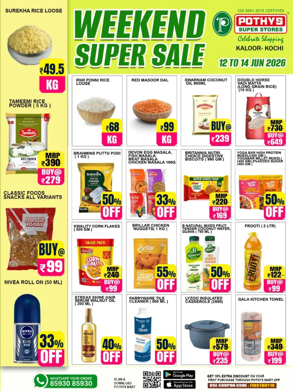 Pothys Kochi Weekend Sale | biggest deals today page 1