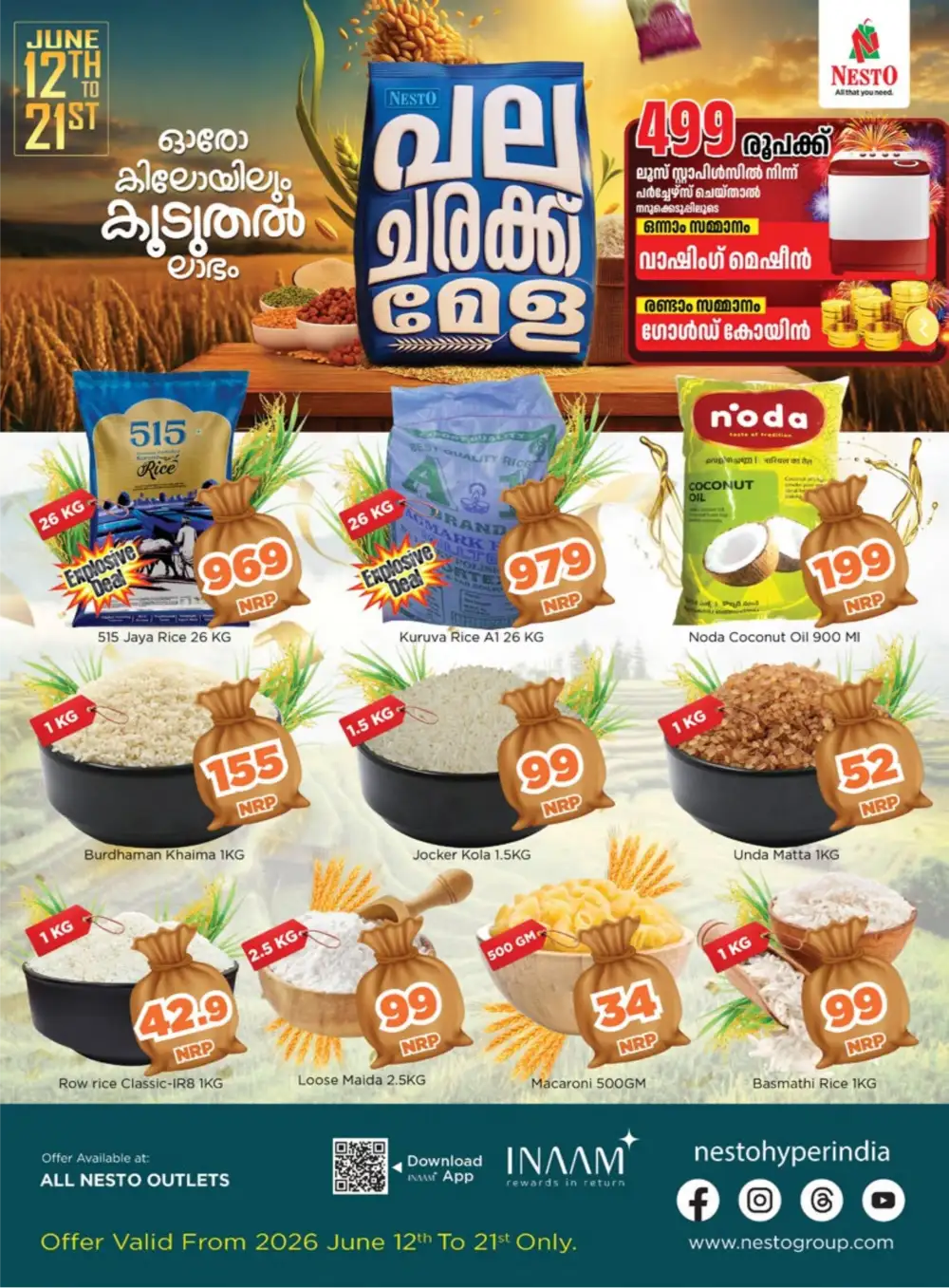 Nesto Palacharakku Mela Grocery Offers | Biggest Deals Today page 1