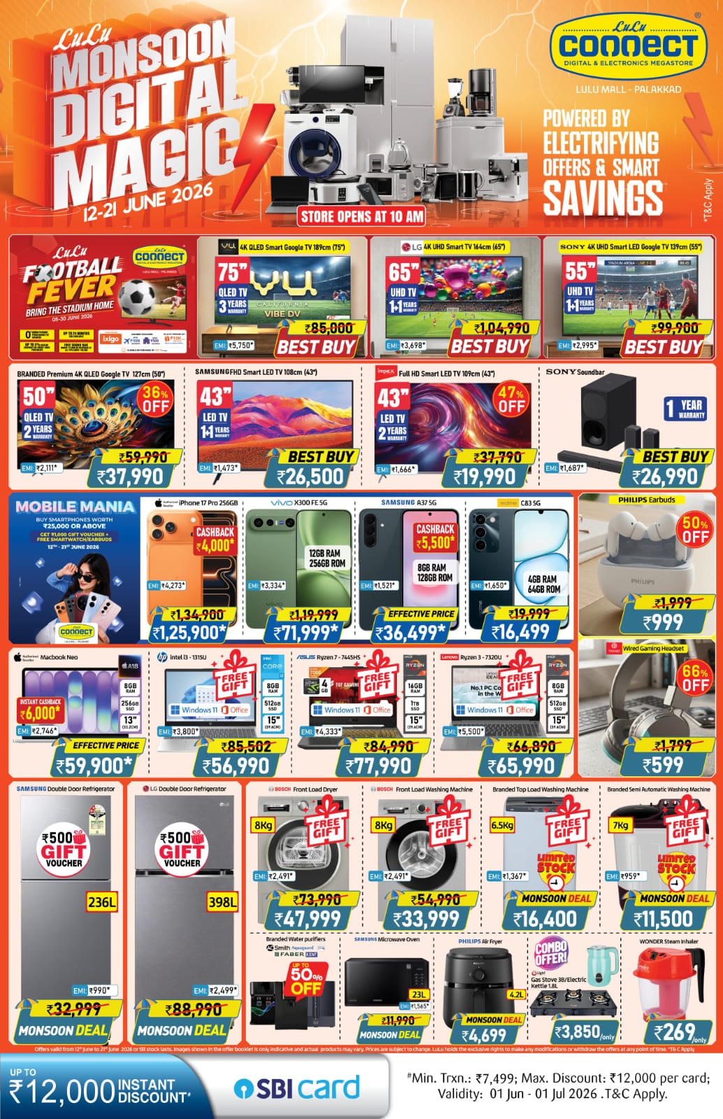 LuLu Palakkad Monsoon Digital Magic Offers | Live Deals page 1