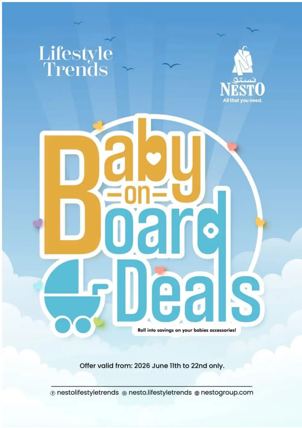 Nesto Baby on Board Deals Save on Baby Accessories | shop today page 1