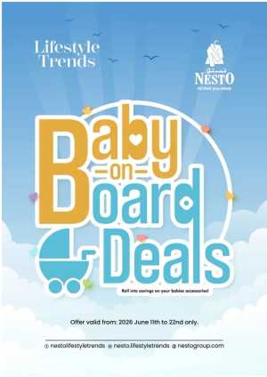 Nesto Baby on Board Deals Save on Baby Accessories | shop today flyer cover