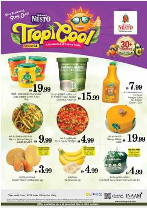 Nesto Tropicool Fruit and Fresh Food Deals | biggest deals today flyer cover