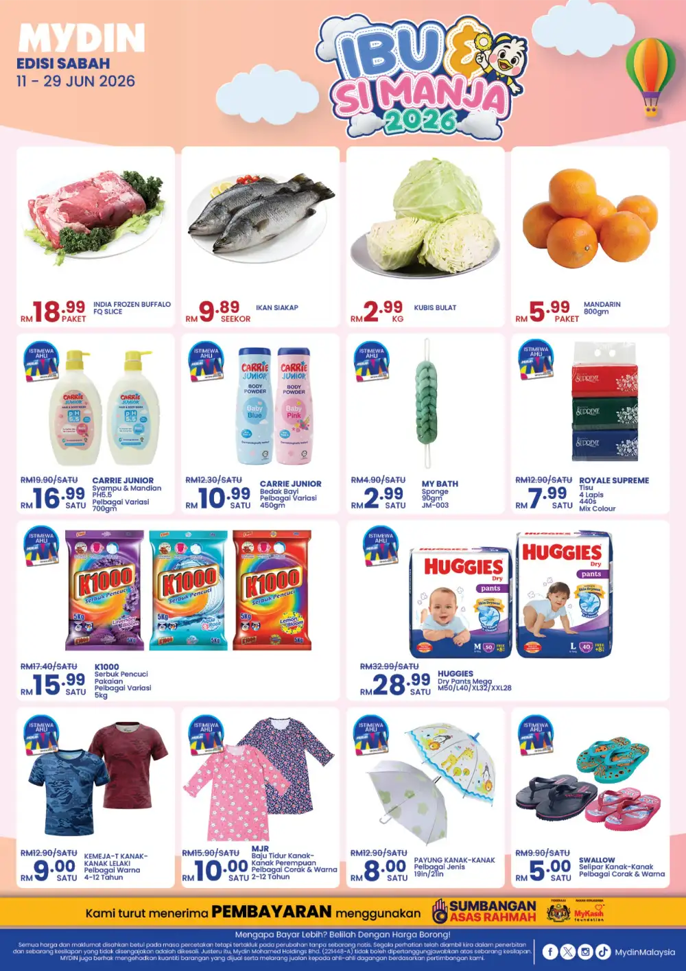 Mydin Sabah Ibu dan Si Manja Fair | Biggest Deals Today page 2