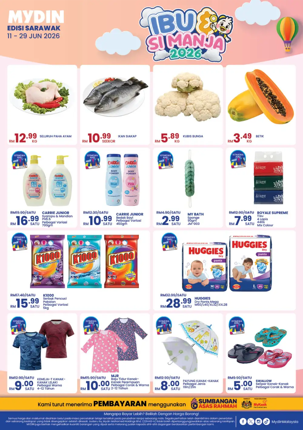 Mydin Sarawak Ibu dan Si Manja Fair | Biggest Deals Today page 2