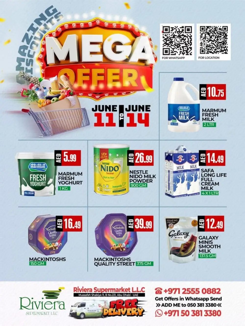 Riviera Supermarket Abu Dhabi Mega Grocery Deals | Save Today page 1