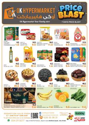 OK Hypermarket Abu Dhabi 7 Days Price Blast | Save Today flyer cover