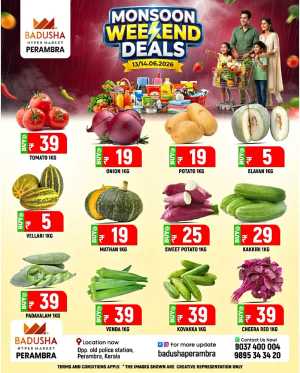 Monsoon weekend deals flyer cover