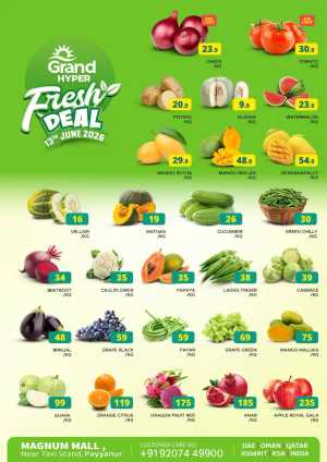 Fresh deals flyer cover