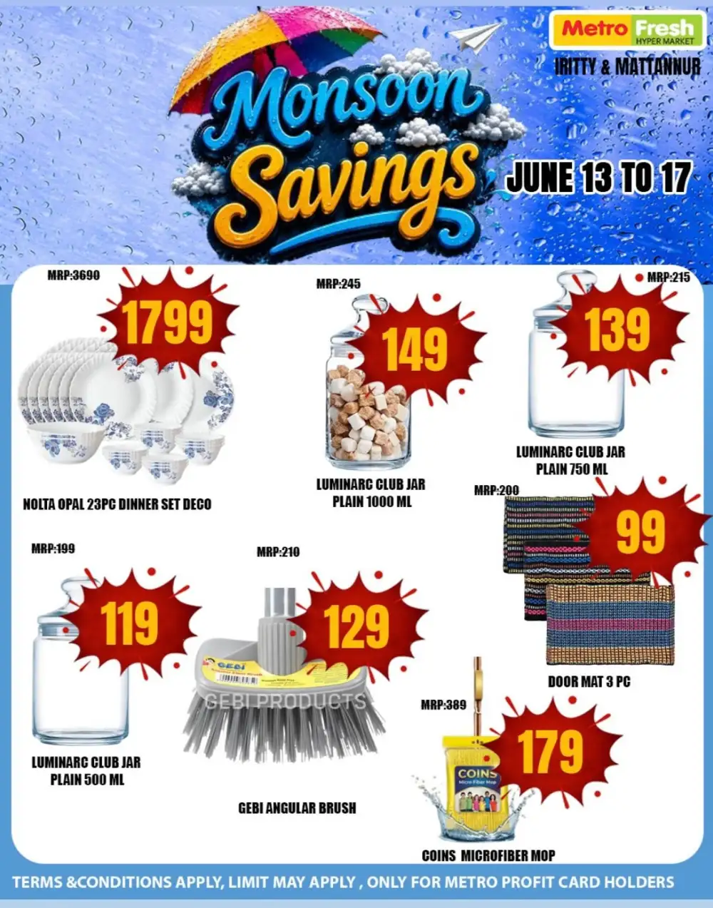 Metro Fresh Hypermarket Monsoon Savings | Save Today page 1
