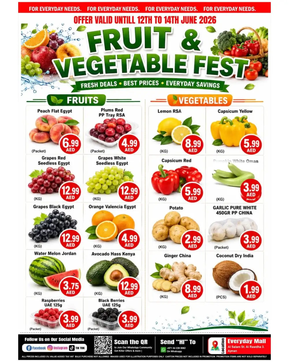 Everyday Mall Ajman Hello Summer Offers page 12