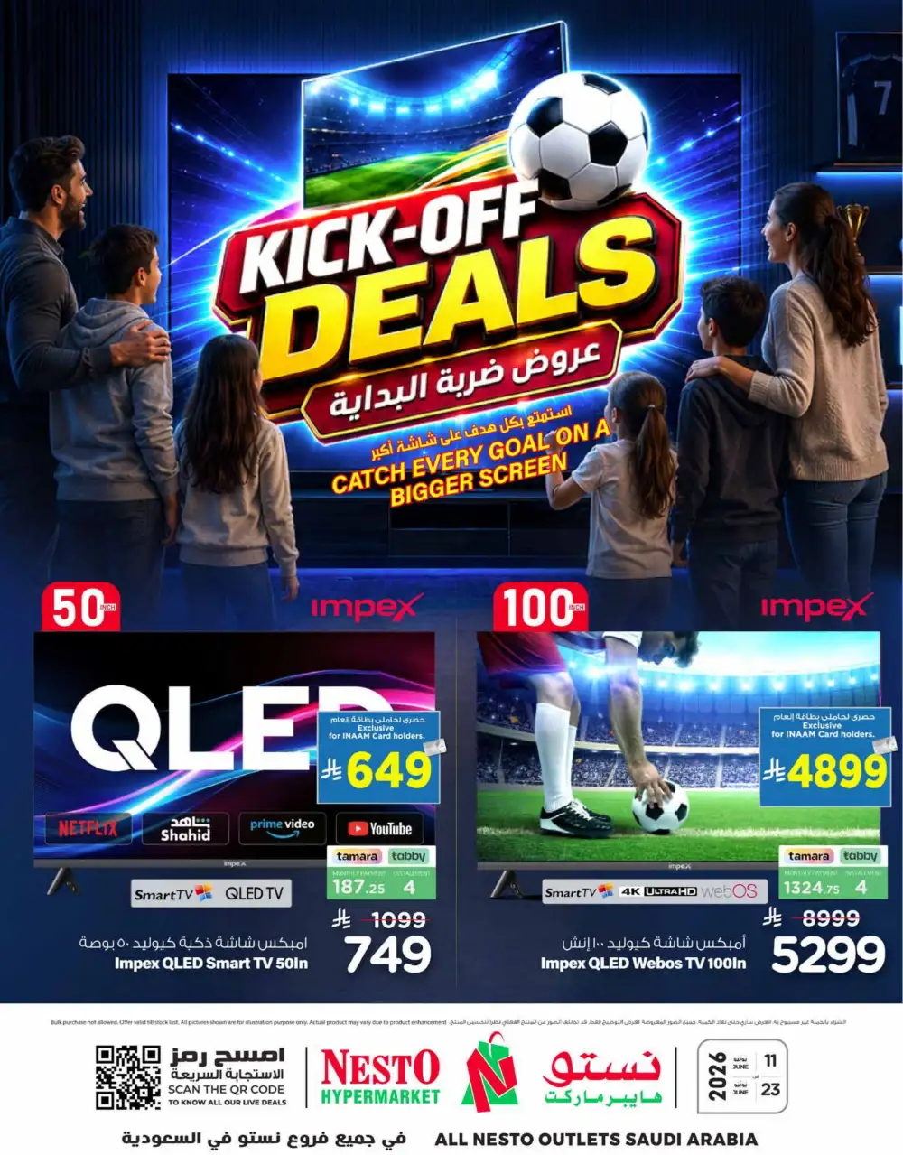Nesto KSA Kick-Off Deals Smart TV Promotion | Save Today page 1