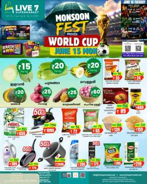 Live 7 Supermarket Monsoon World Cup Deals | Shop Today flyer cover