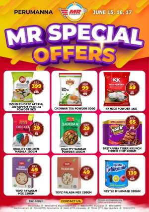 MR Hypermarket Perumanna Special Offers | Biggest Deals Today flyer cover