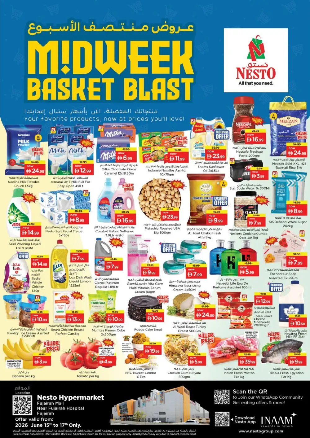 Nesto Hypermarket Fujairah Mall Midweek Deals | Save Today page 1