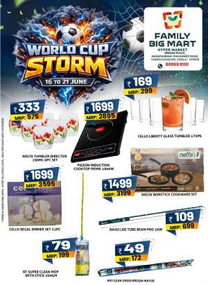 Family Big Mart Kozhikode World Cup Deals | Shop Today flyer cover