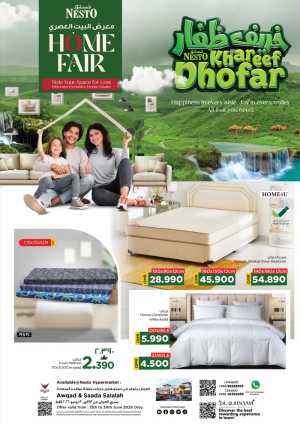 Nesto Oman Home Fair and Khareef Dhofar Deals | Shop Today flyer cover