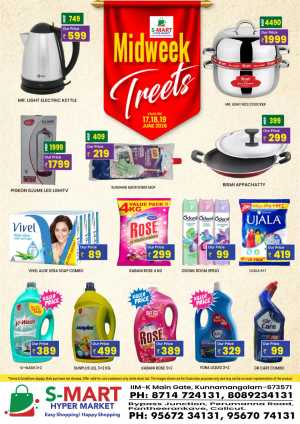 Midweek treats flyer cover