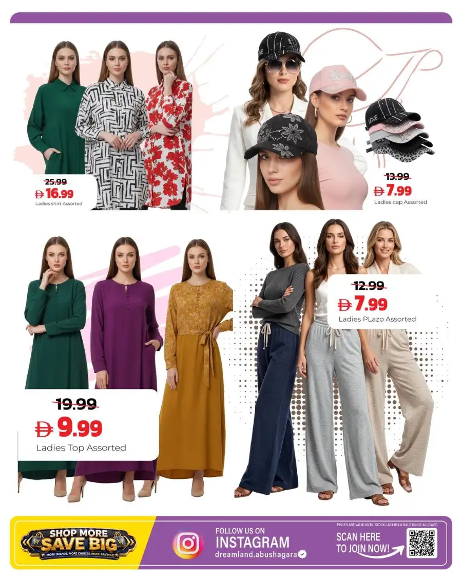 Dream Land Abu Shagara Fashion Sale Up to 75% Off | Save Today page 2