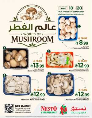 World of Mushroom Deals at Nesto Hypermarket | Shop Today flyer cover