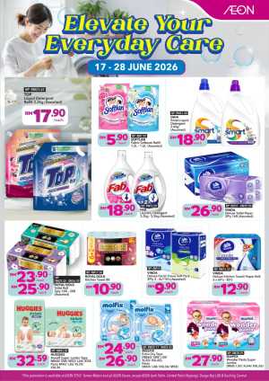 AEON Malaysia Everyday Care Promotion June 2026 | Save Today flyer cover
