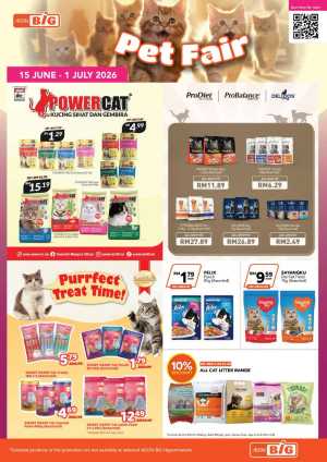 AEON BiG Malaysia Pet Fair 2026 Sale and Price Cuts | Biggest Deals Today flyer cover