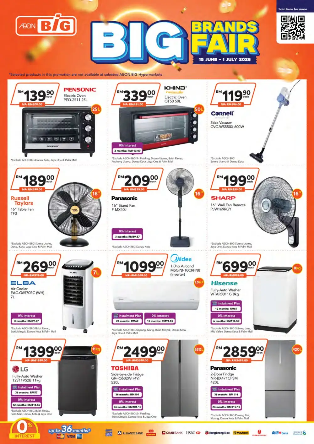 AEON BiG Malaysia Big Brands Fair 2026 Household Sales | Shop Today page 35