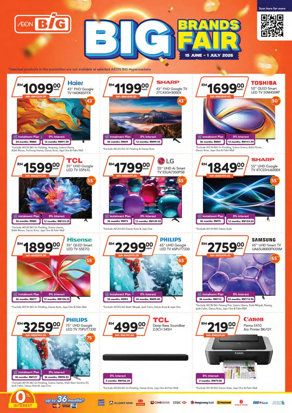 AEON BiG Malaysia Big Brands Fair 2026 Household Sales | Shop Today page 36