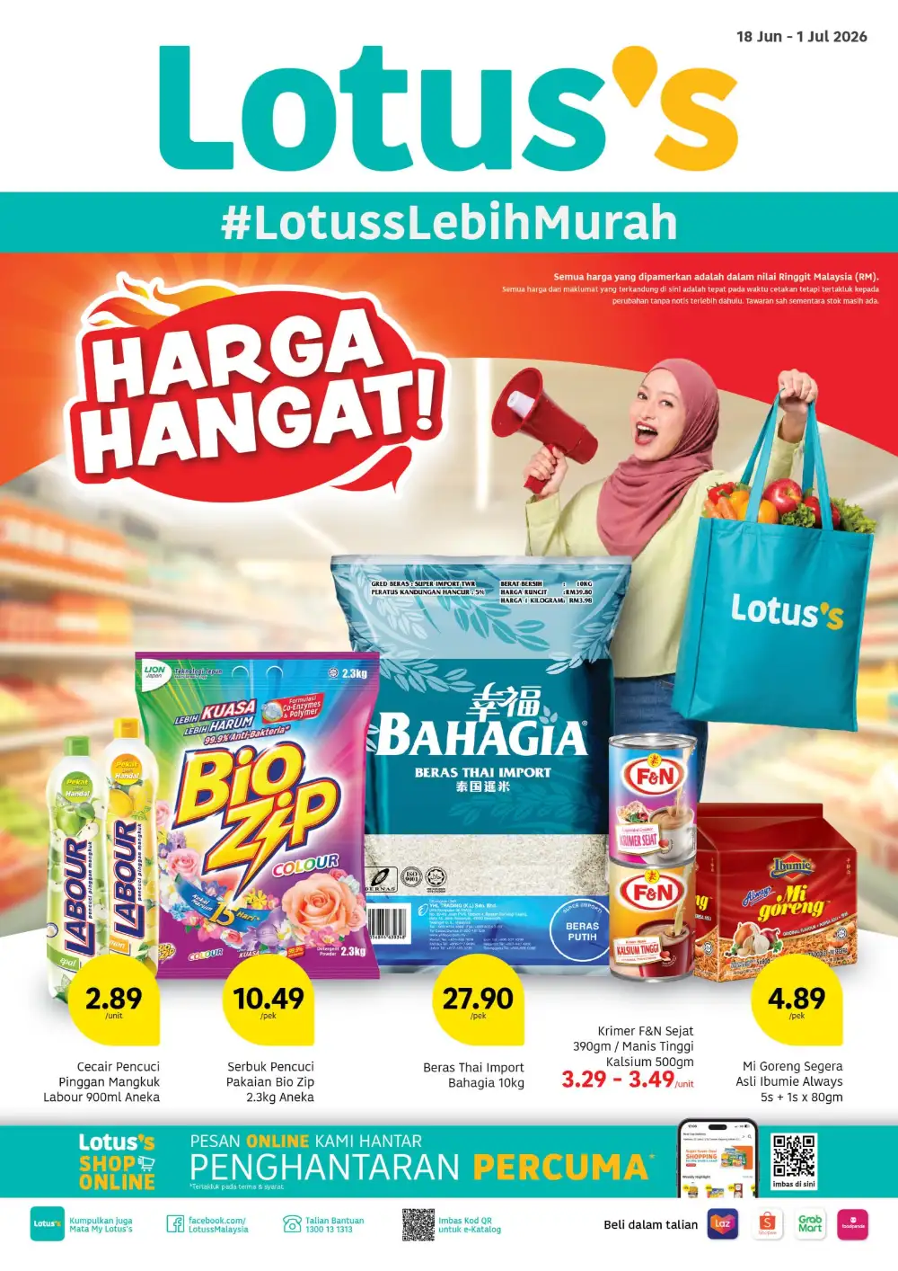 Lotus's Malaysia Harga Hangat Grocery Promotion | Save Today page 1