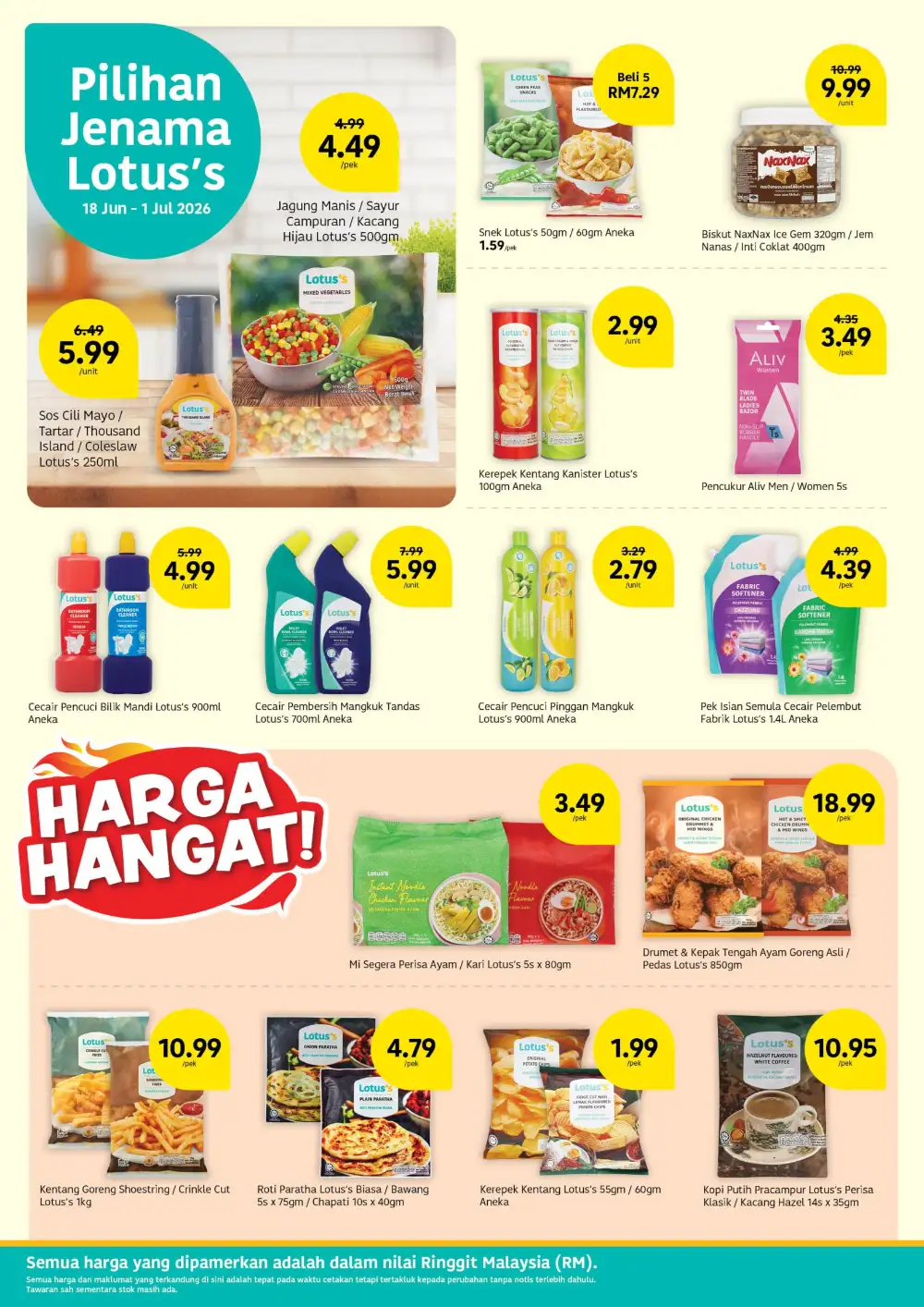 Lotus's Malaysia Harga Hangat Grocery Promotion | Save Today page 6
