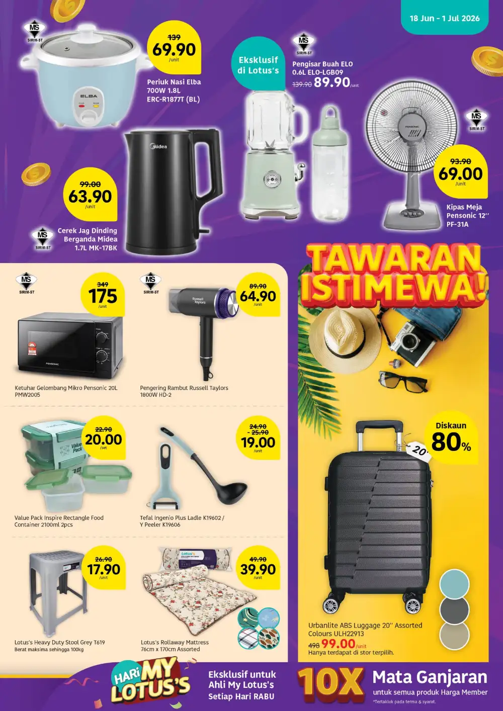 Lotus's Malaysia Harga Hangat Grocery Promotion | Save Today page 13