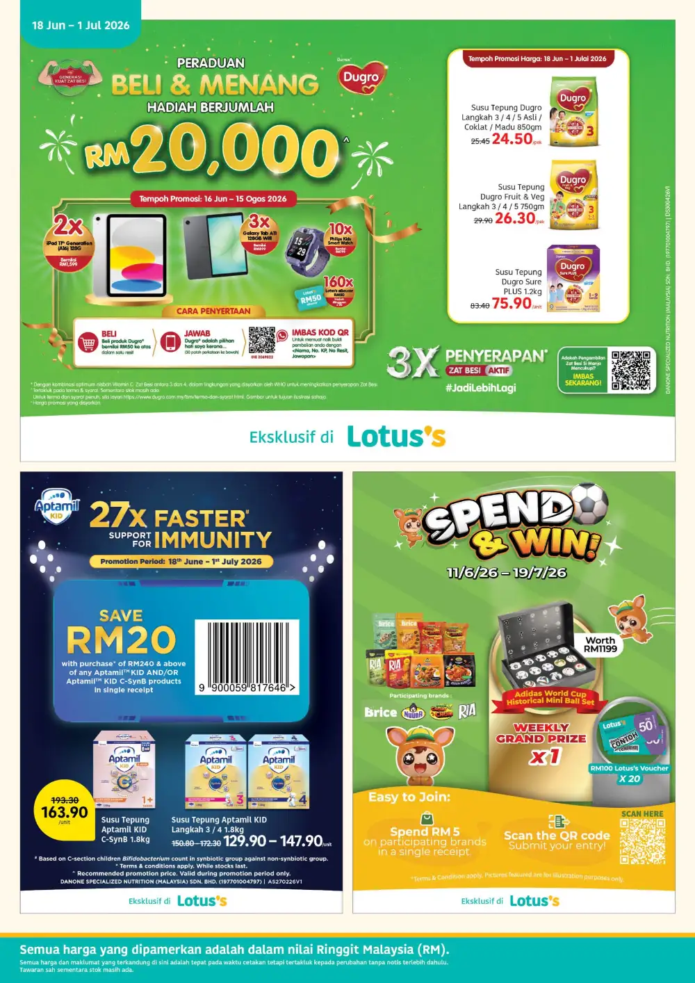 Lotus's Malaysia Harga Hangat Grocery Promotion | Save Today page 18