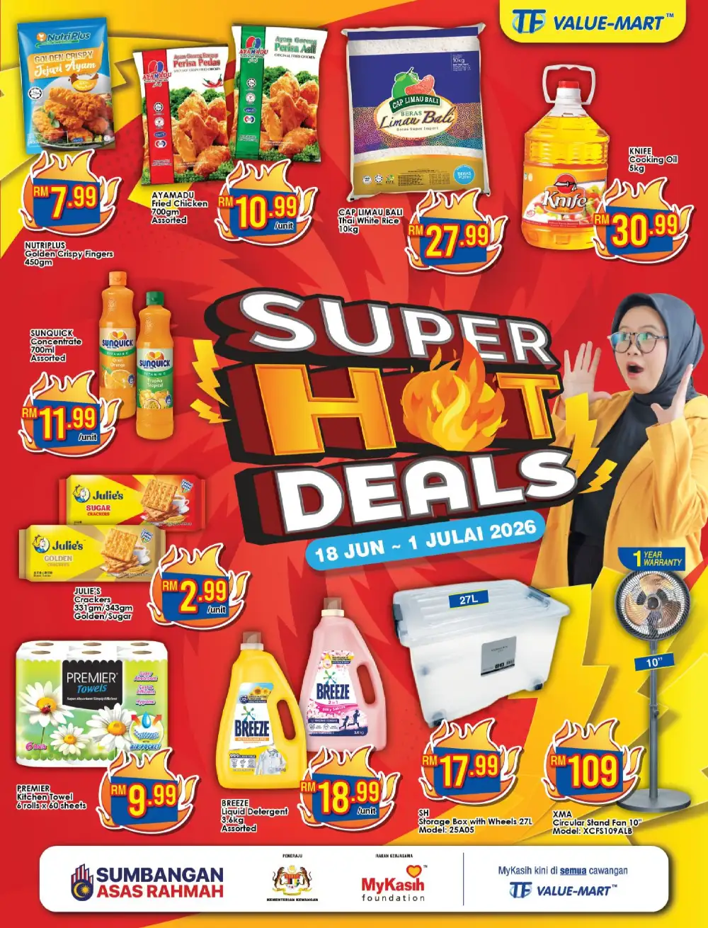 TF Value Mart Malaysia Super Hot Deals Promotion June 2026 | Save Today page 1