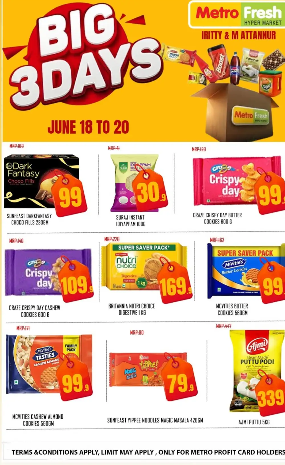 Metro Fresh Hypermarket Iritty and Mattannur Big 3 Days | Live Deals page 6