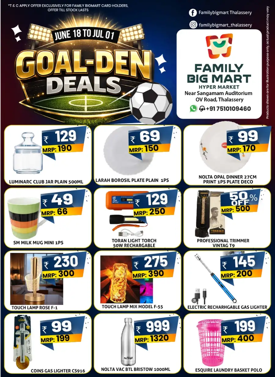 Family Big Mart Thalassery Goal-Den Deals | Live Deals page 8