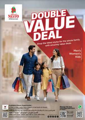 Nesto Oman Double Value Deal | Biggest Deals Today flyer cover