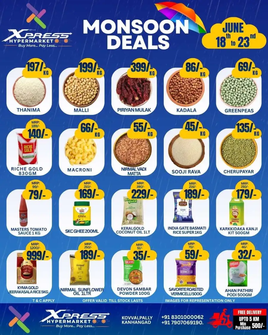 Xpress Hypermarket Kanhangad Monsoon Deals | Shop Today page 1