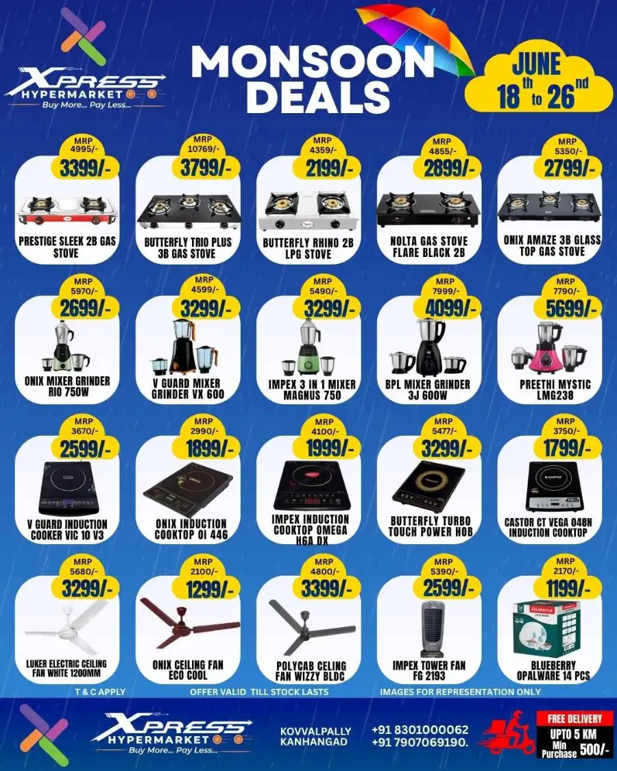Xpress Hypermarket Kanhangad Monsoon Deals | Shop Today page 3